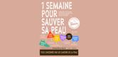 Affiche de campagne de sensibilisation "1 semaine pour sauver sa peau"