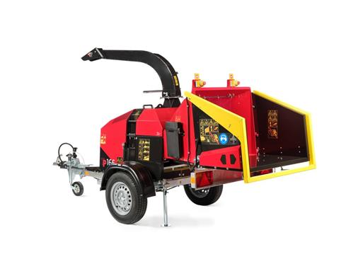 Broyeur de branche thermique sur remorque