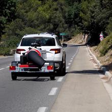 Souffleur sur remorque homologuée route 