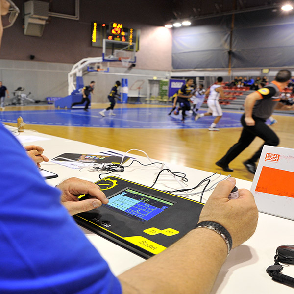 Pupitre tactile pour affichage sportif - Photo