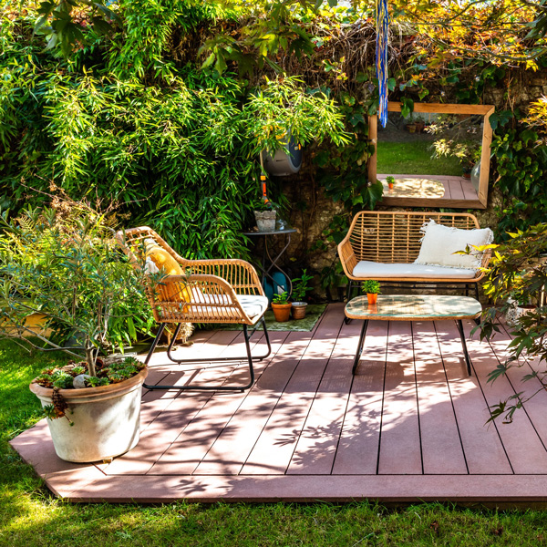 Lame de terrasse en fibres-ciment