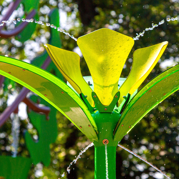 Jeu aquatique - Splashpad - Photo