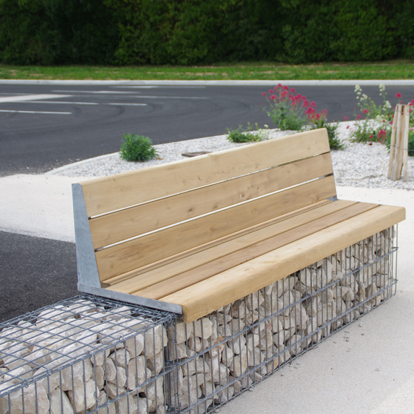 Banc gabion - Photo