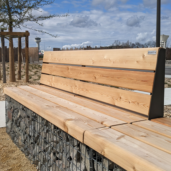 Banc gabion - Photo