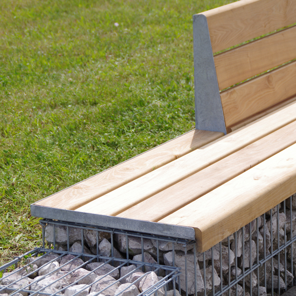 Banc gabion - Photo