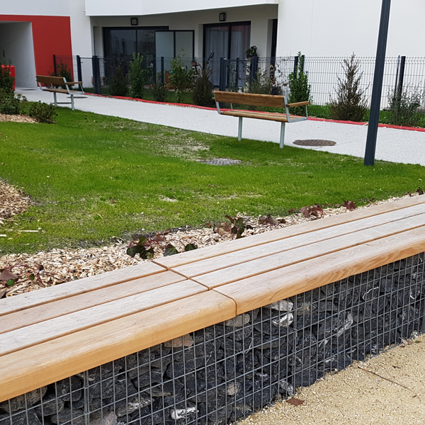 Banquette gabion - Photo