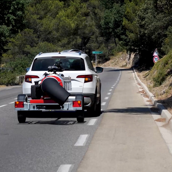 Matériels et Outillage - Souffleur sur remorque homologuée route  - Photo 1