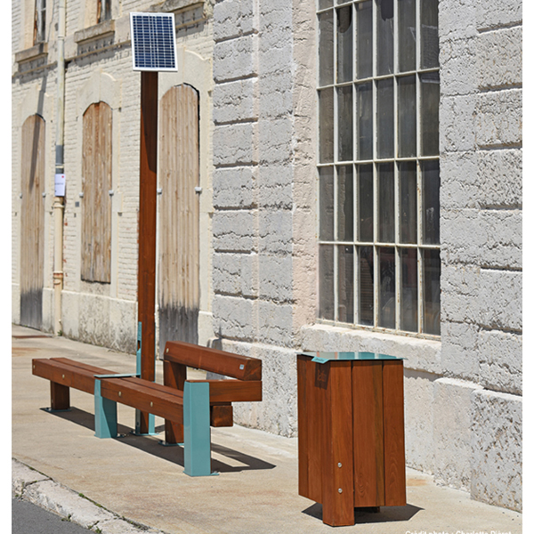Banc connecté - Photo