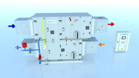 Centrales de traitement d&#39;air - Système de traitement d’air et de déshumidification  - Photo 1