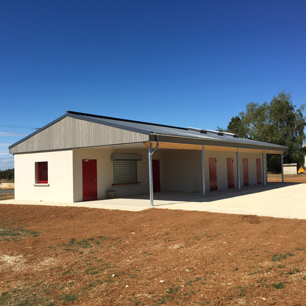 Construction de vestiaires sportifs 