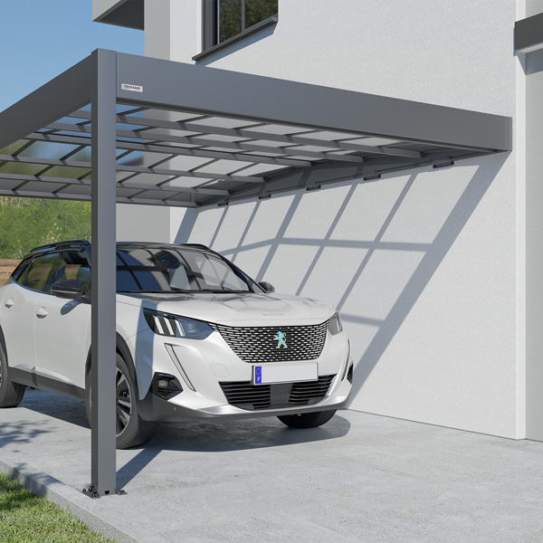 Carport adossé 16,28m²