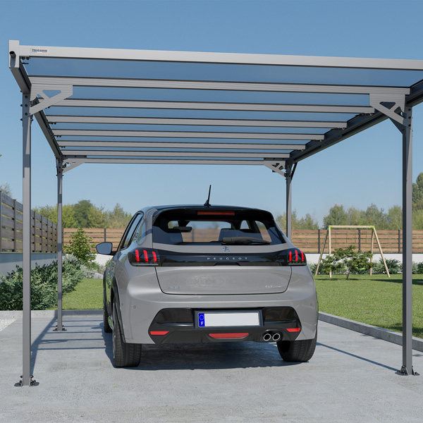 Carport autoporté 15,73 m²