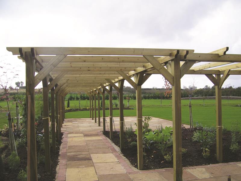 Pergolas en bois