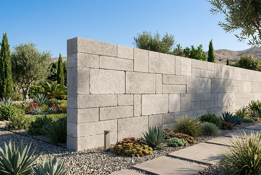 Murs et éléments préfabriqués en béton pour jardin - Muret - Photo 1