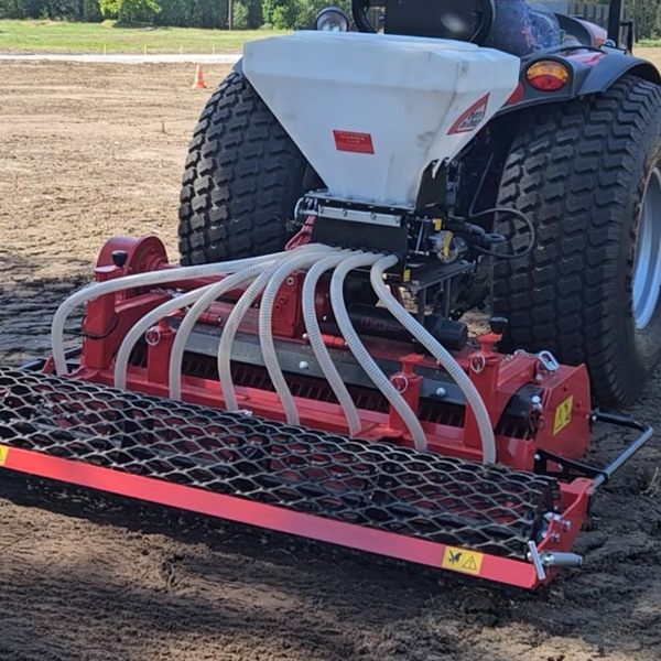 Combinés préparateurs de sol-engazonneurs - Combiné préparateur de sol enfouisseur engazonneur - Photo 1
