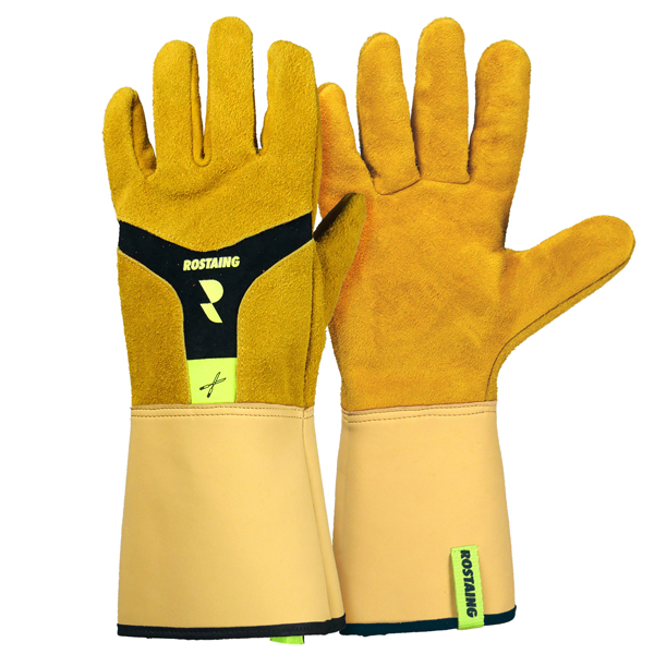 Gants anti-épines en cuir avec manchette