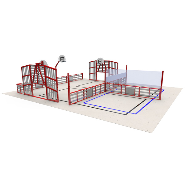 Equipement multisports et multi-terrains