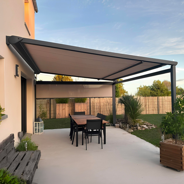 Pergola zippée