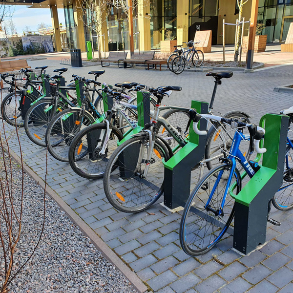 Stationnement pour vélo ultra sécurisé  - Photo