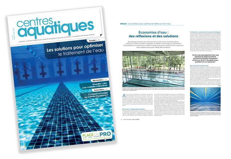 Solutions économies d'eau piscine publique