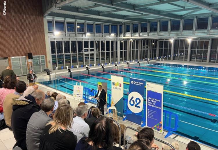 Inauguration centre aquatique Aquaspot Carvin